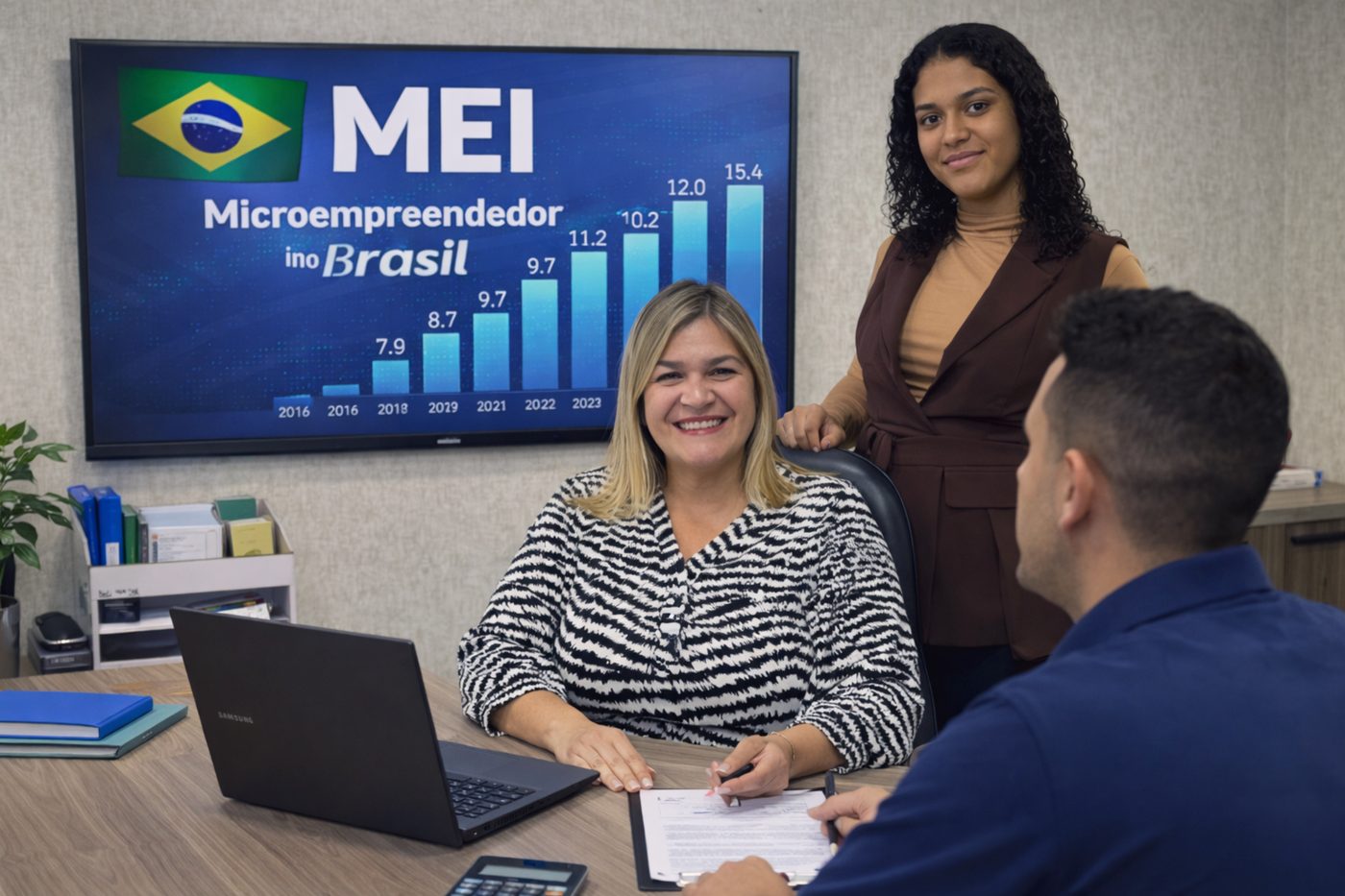 Atendimento da Virginia Contabilidade para MEI